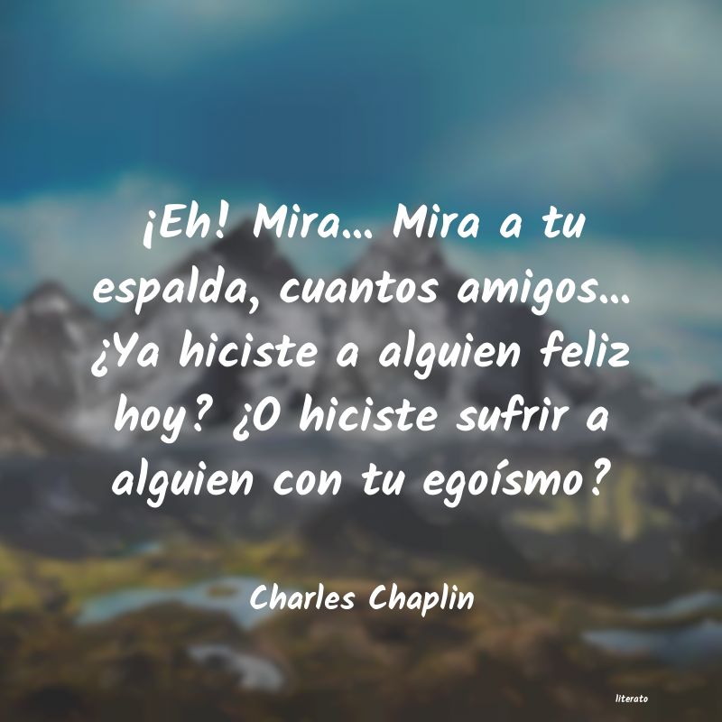 todo depende de mi charles chaplin