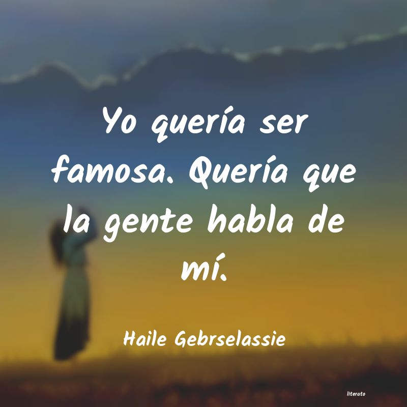 frases de Haile Gebrselassie