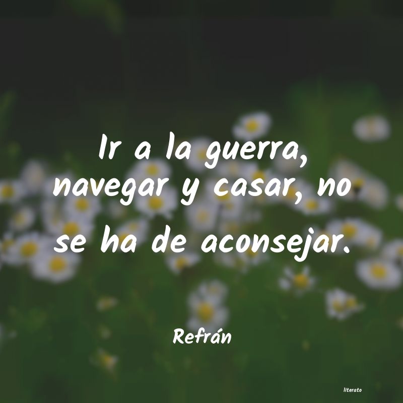 frases de Refrán
