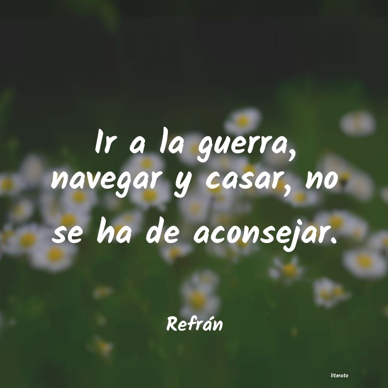 Frases de Refrán