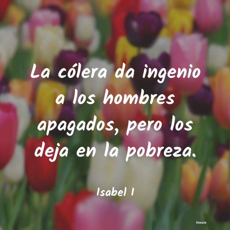 frases de Isabel I