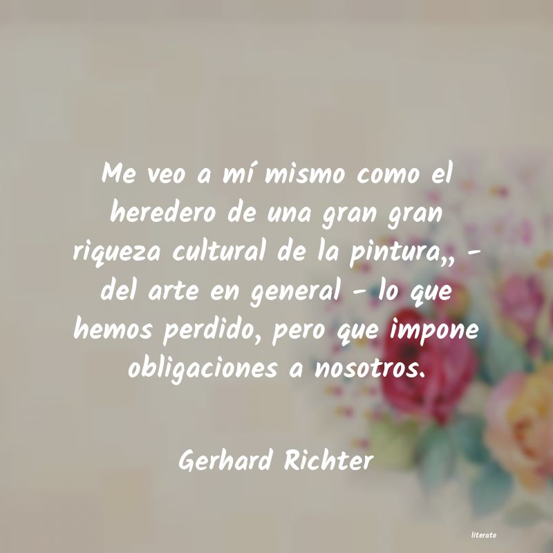 Frases de Gerhard Richter