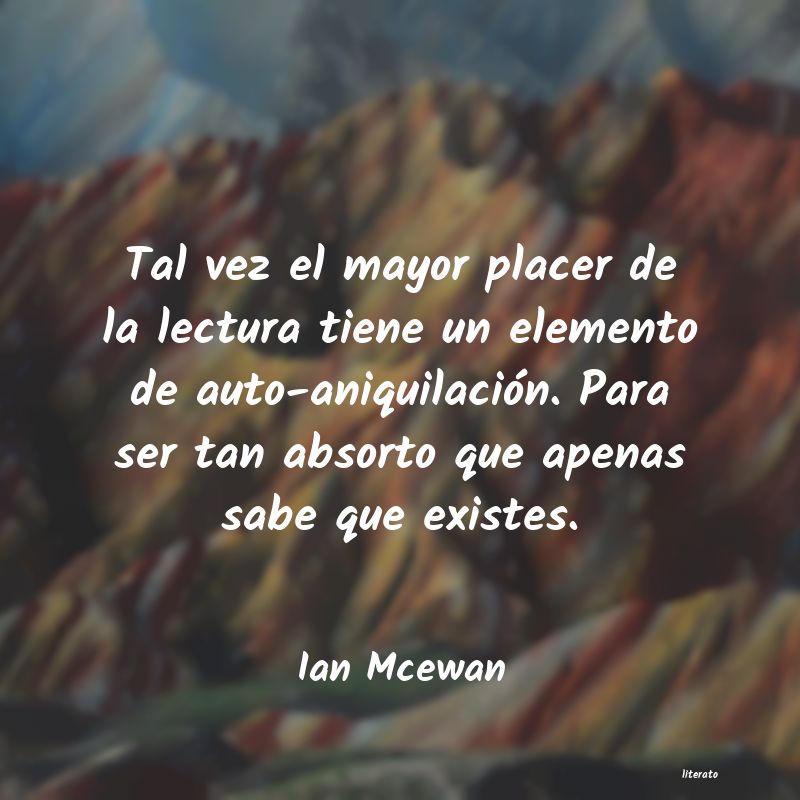 Frases de Ian Mcewan