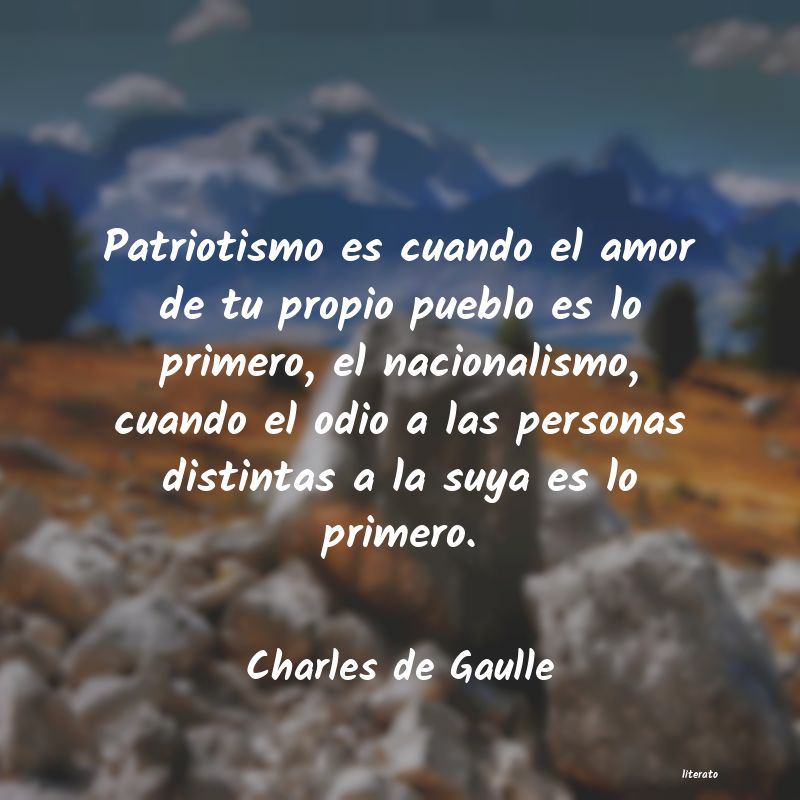 Frases de patriotismo - Literato (2)