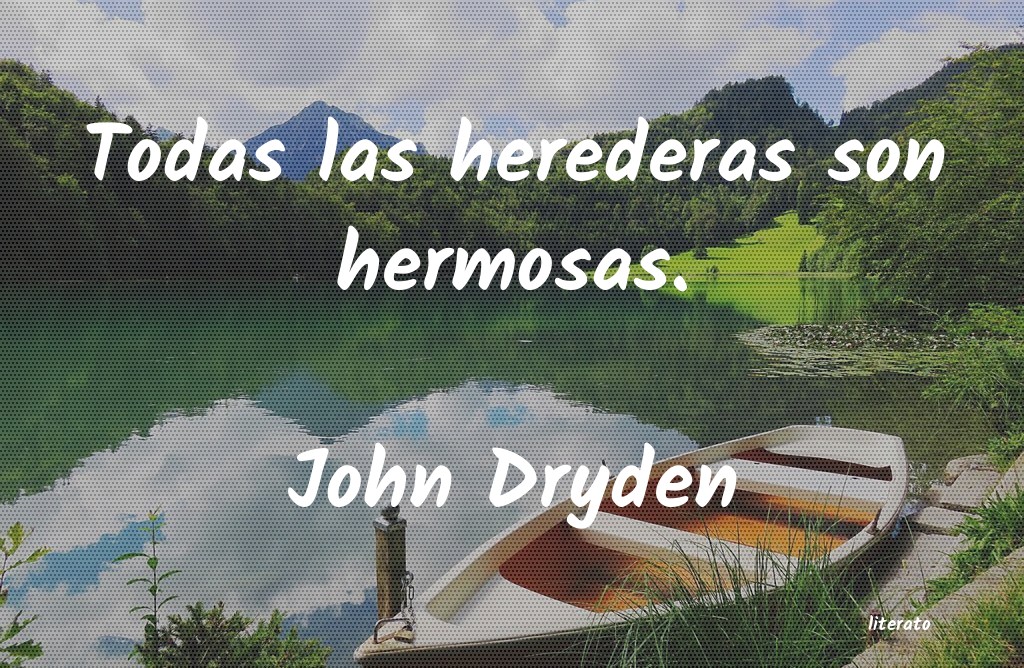 frases de John Dryden