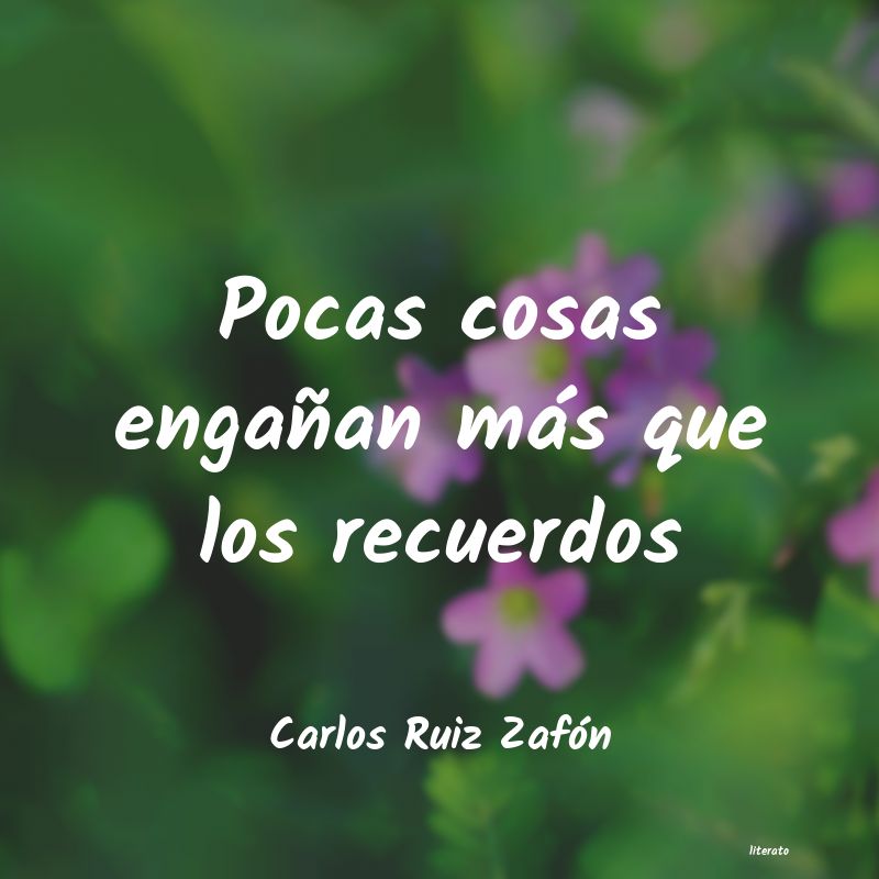 frases de Carlos Ruiz Zafón