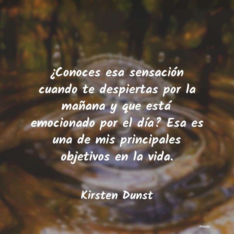 frases de Kirsten Dunst
