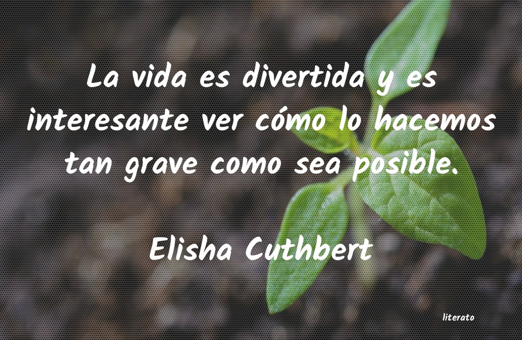 Frases de Elisha Cuthbert