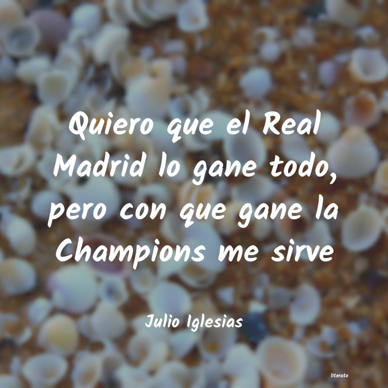 frases de Julio Iglesias