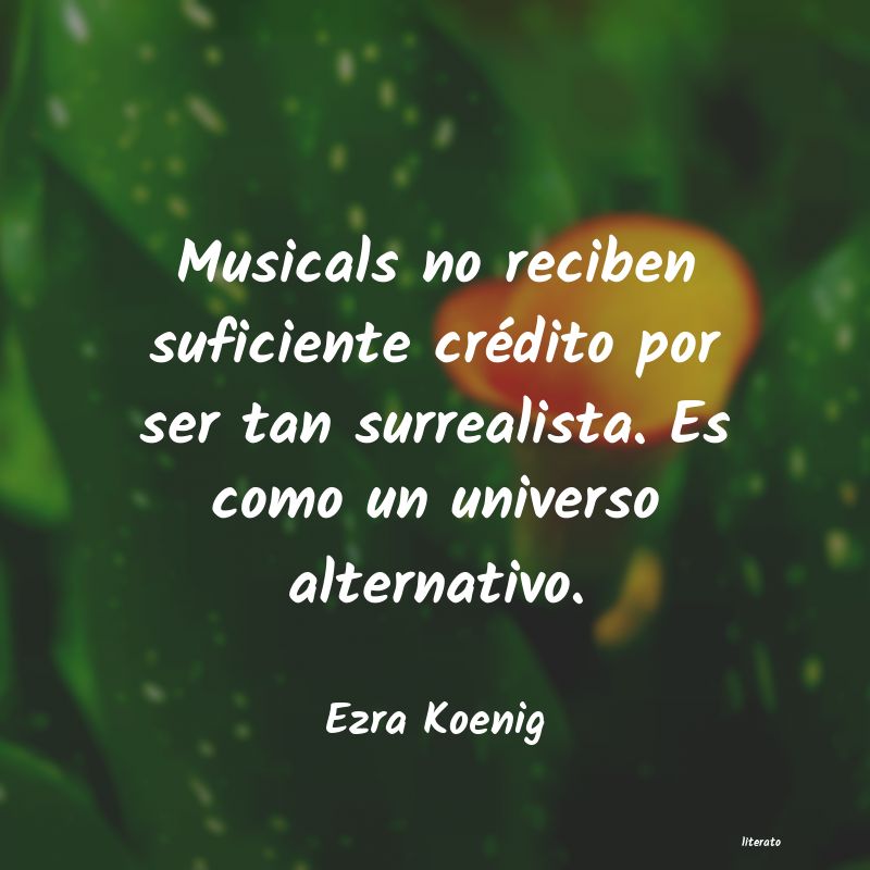 Frases de Ezra Koenig