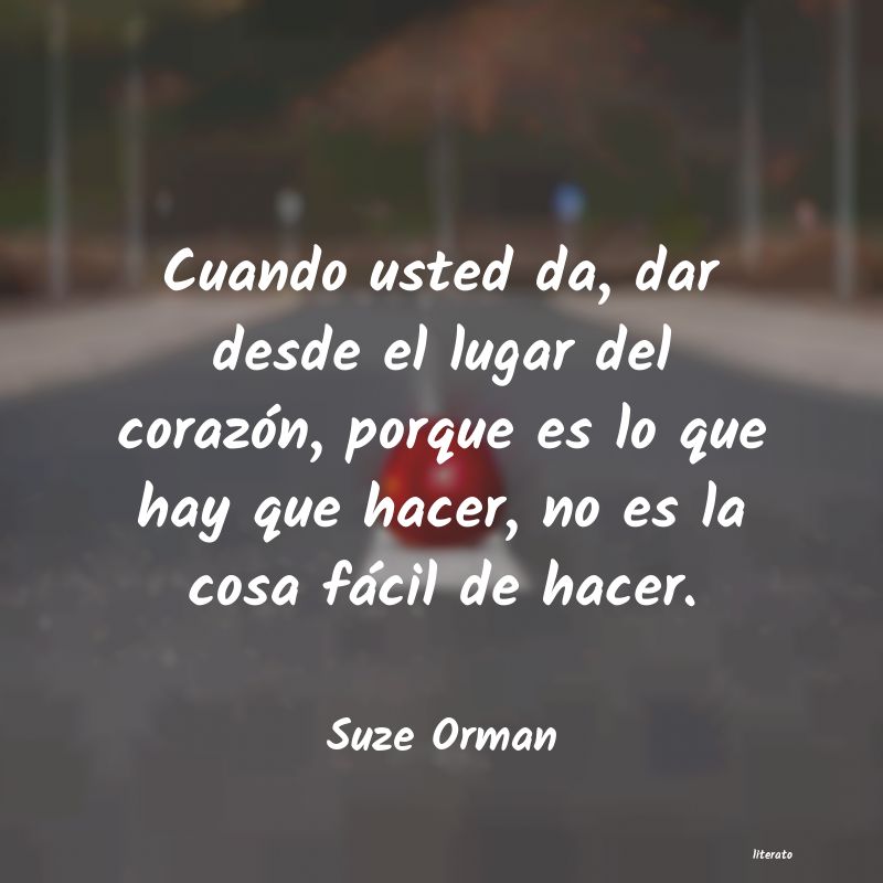 frases de Suze Orman