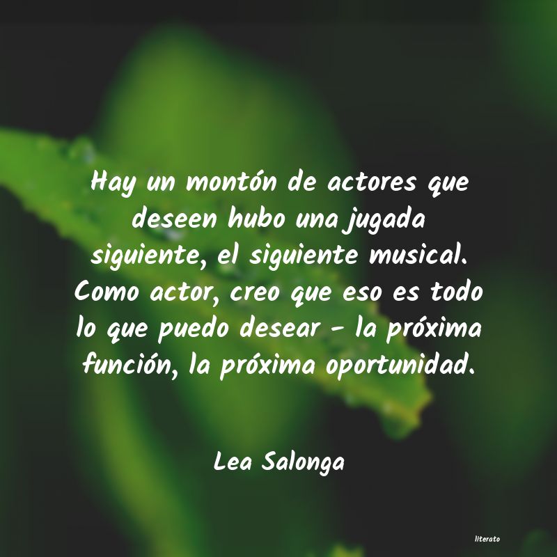 Frases de Lea Salonga