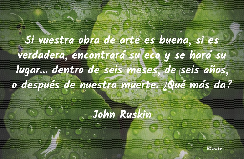frases de John Ruskin