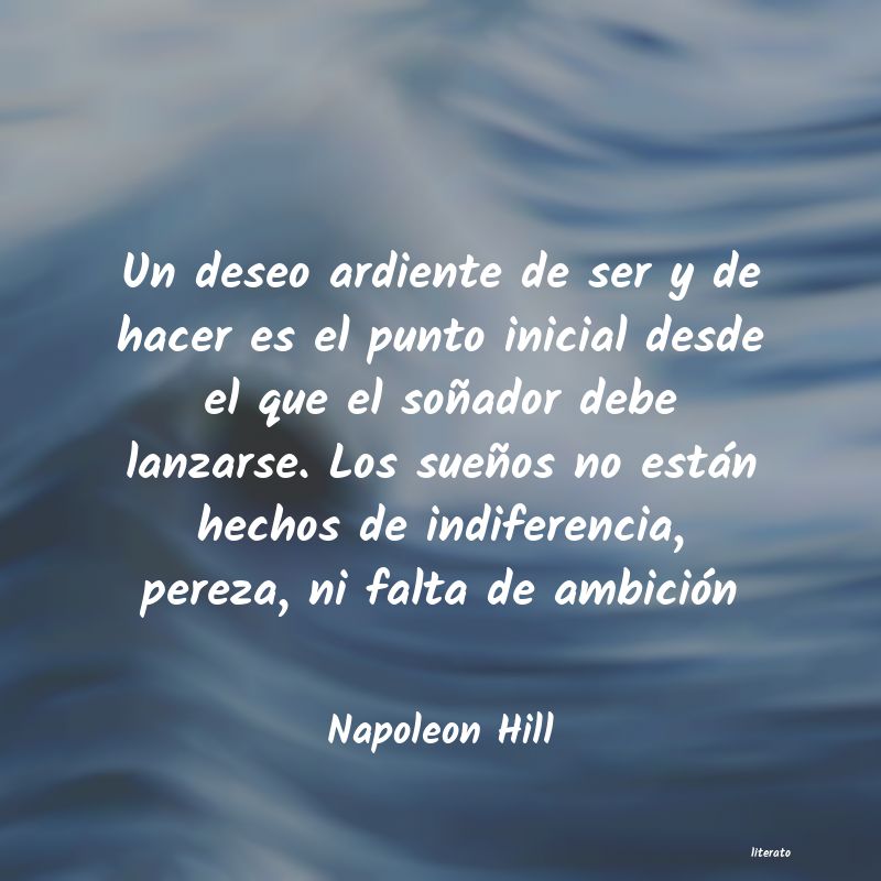 frases de Napoleon Hill