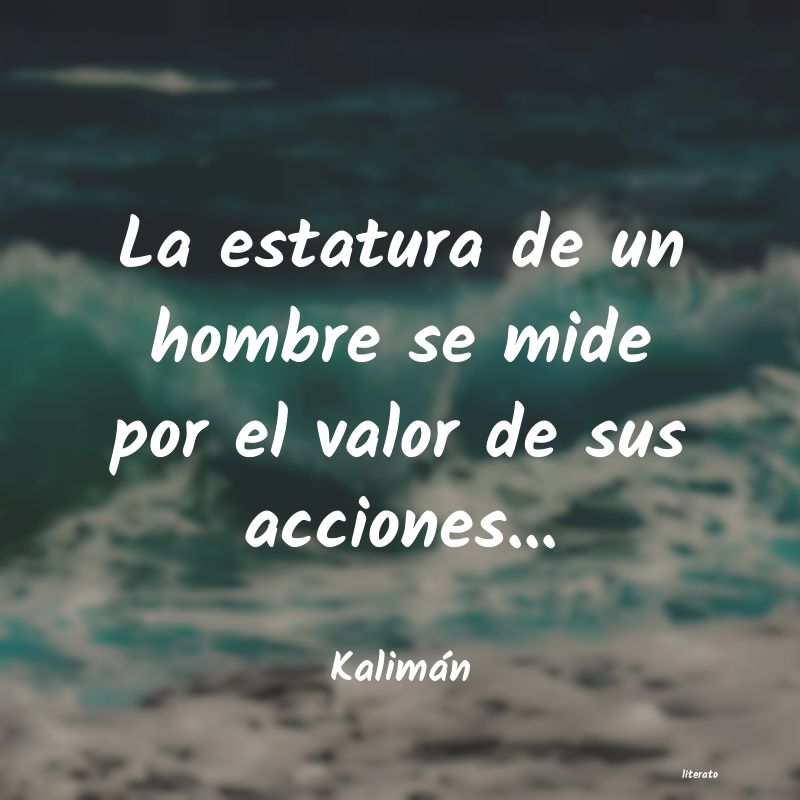 frases de Kalimán