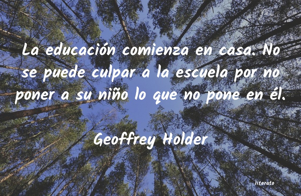 frases de Geoffrey Holder