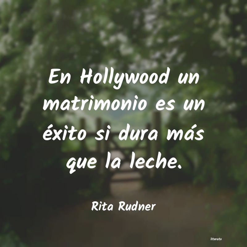 Frases de Rita Rudner