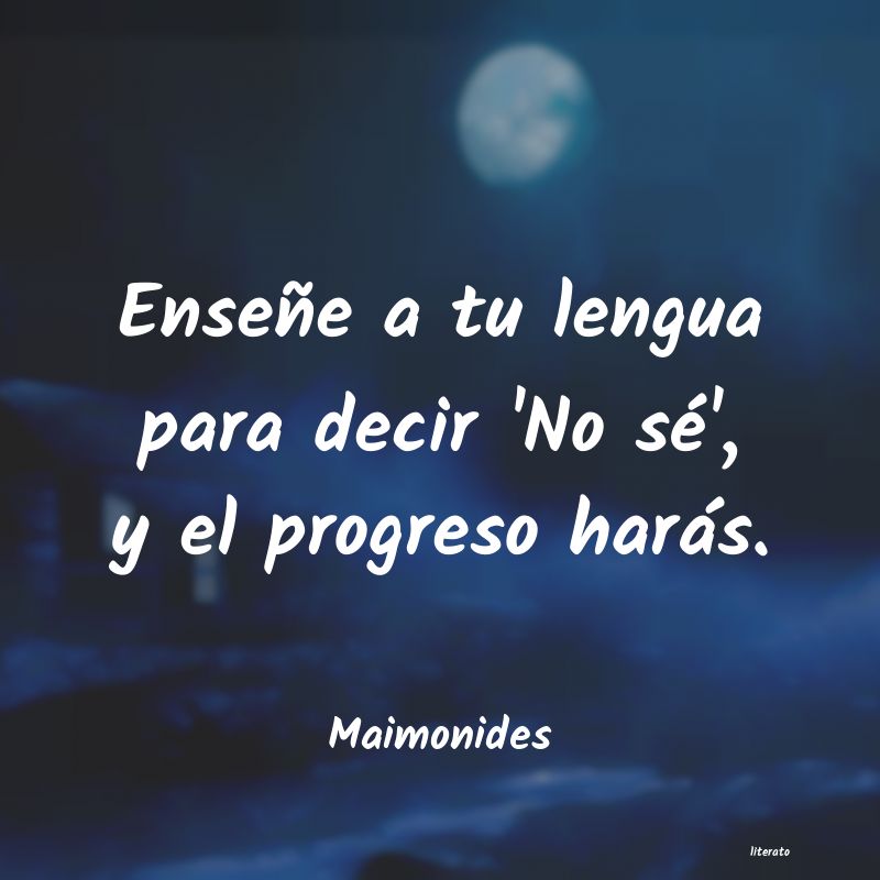 frases de Maimonides