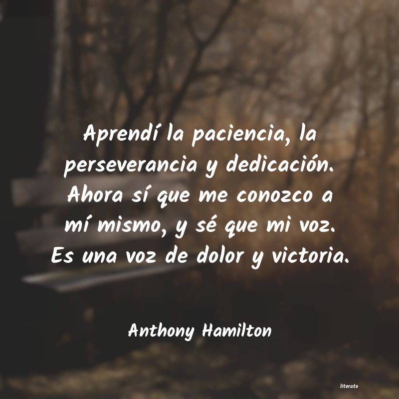Frases de Anthony Hamilton