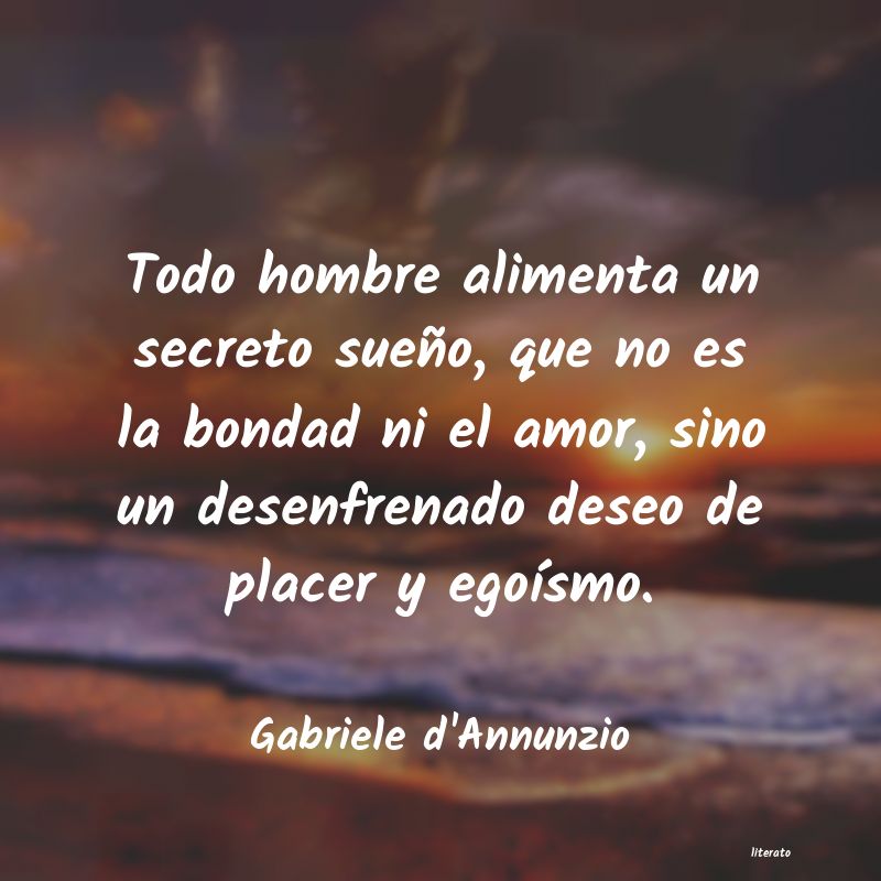 frases de Gabriele d'Annunzio
