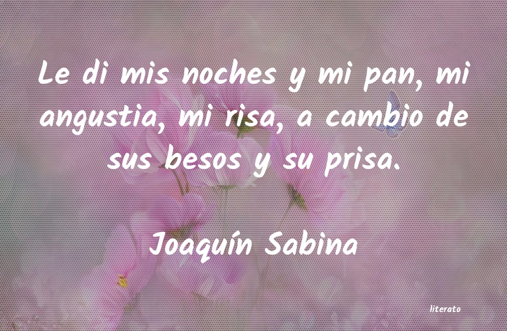 frases de JoaquÃn Sabina