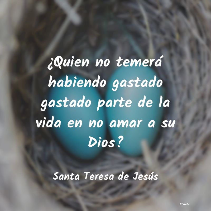 frases de Santa Teresa de Jesús