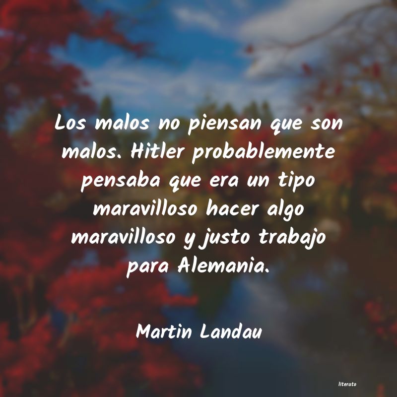 frases de Martin Landau