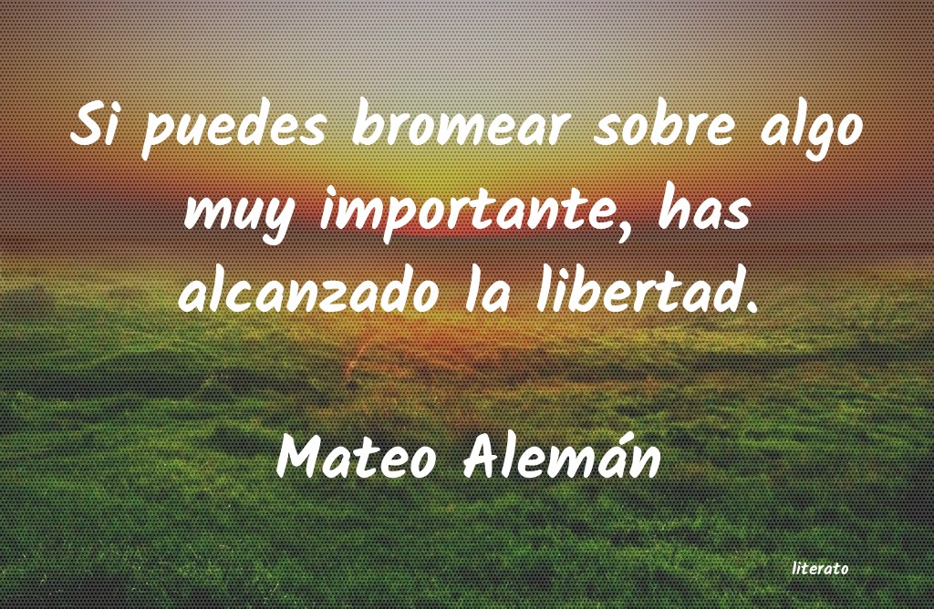 Frases de Mateo Alemán