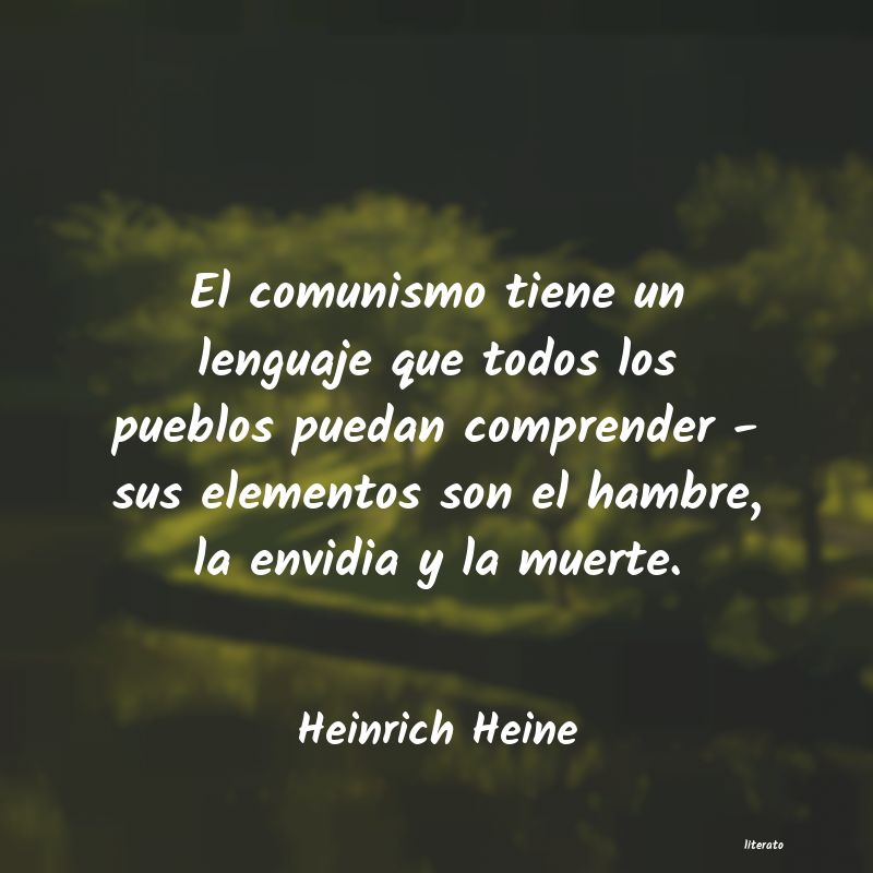 frases de Heinrich Heine