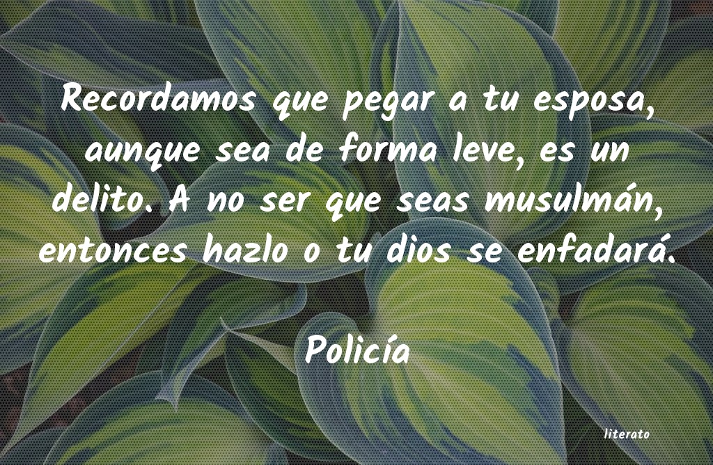 frases de PolicÃa