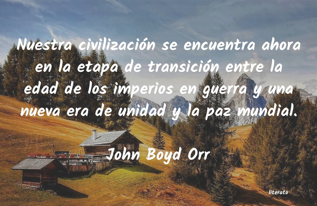 frases de John Boyd Orr