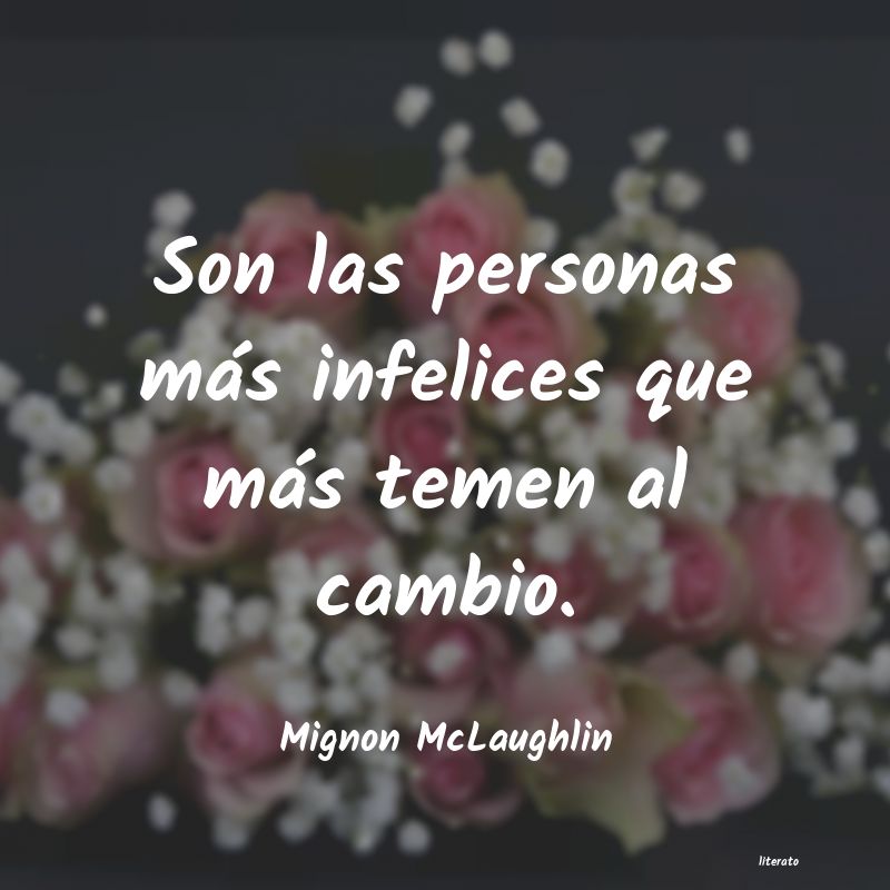 Frases de Mignon McLaughlin