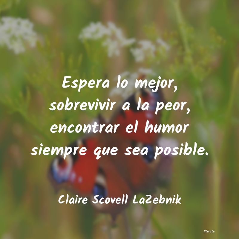 frases de Claire Scovell LaZebnik