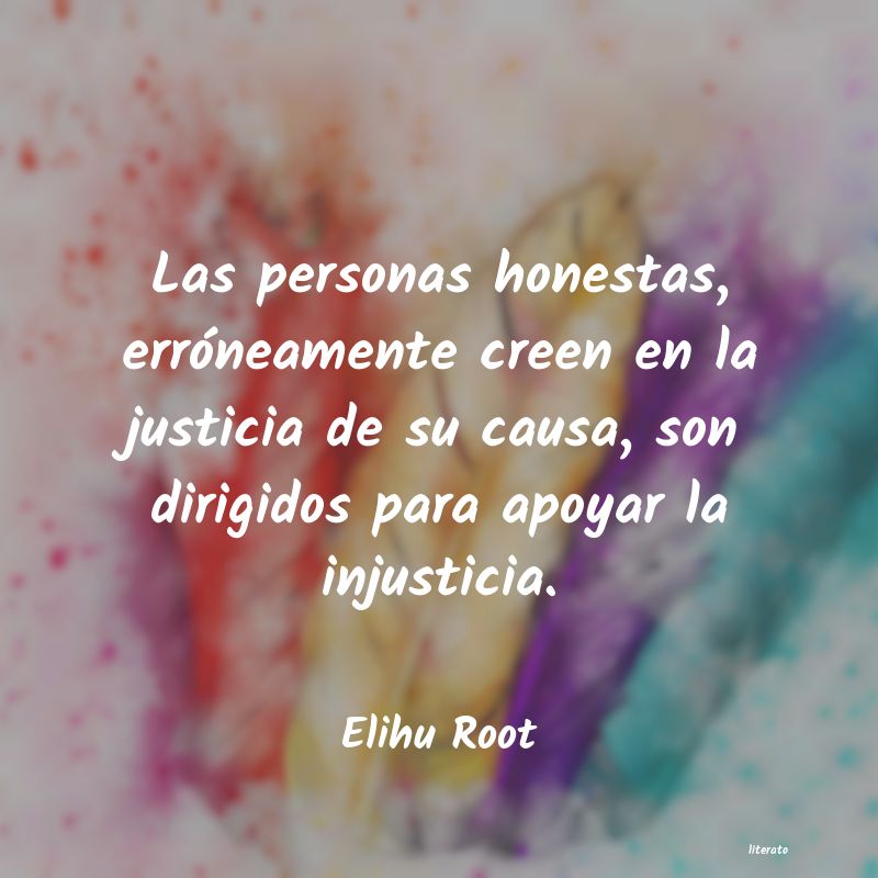 frases de Elihu Root