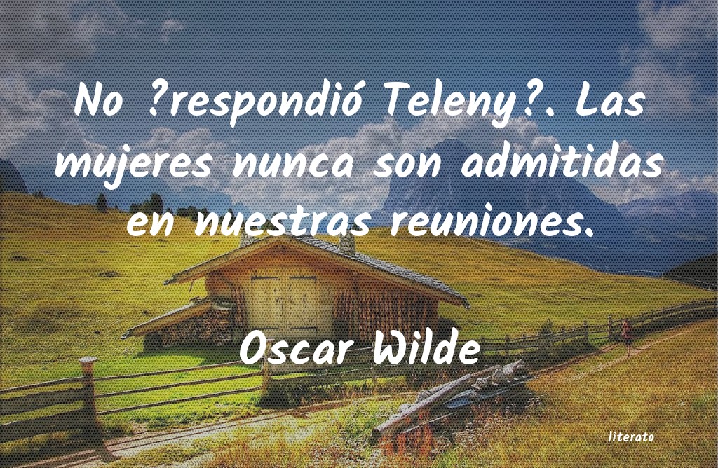 Frases de Oscar Wilde