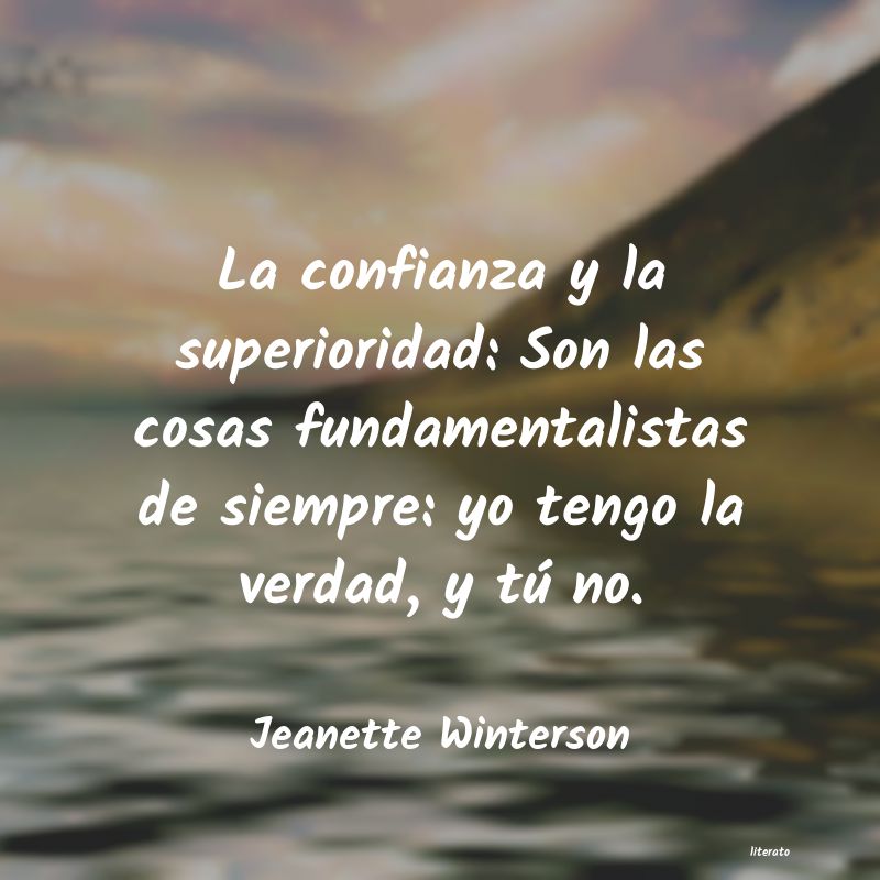 Frases de Jeanette Winterson