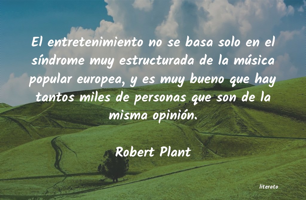 frases de Robert Plant