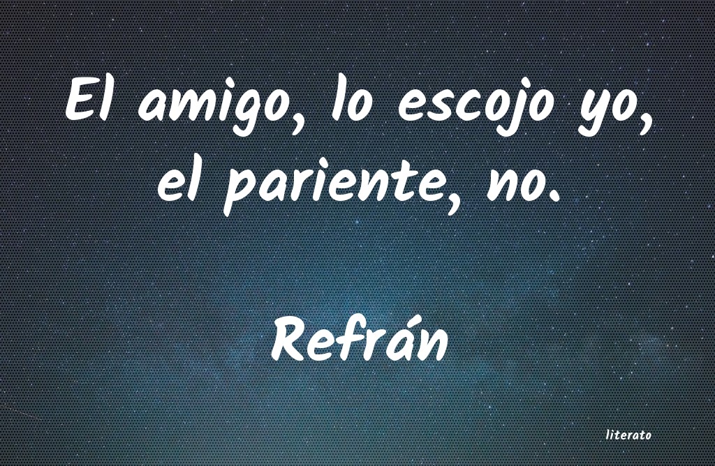 Frases de Refrán