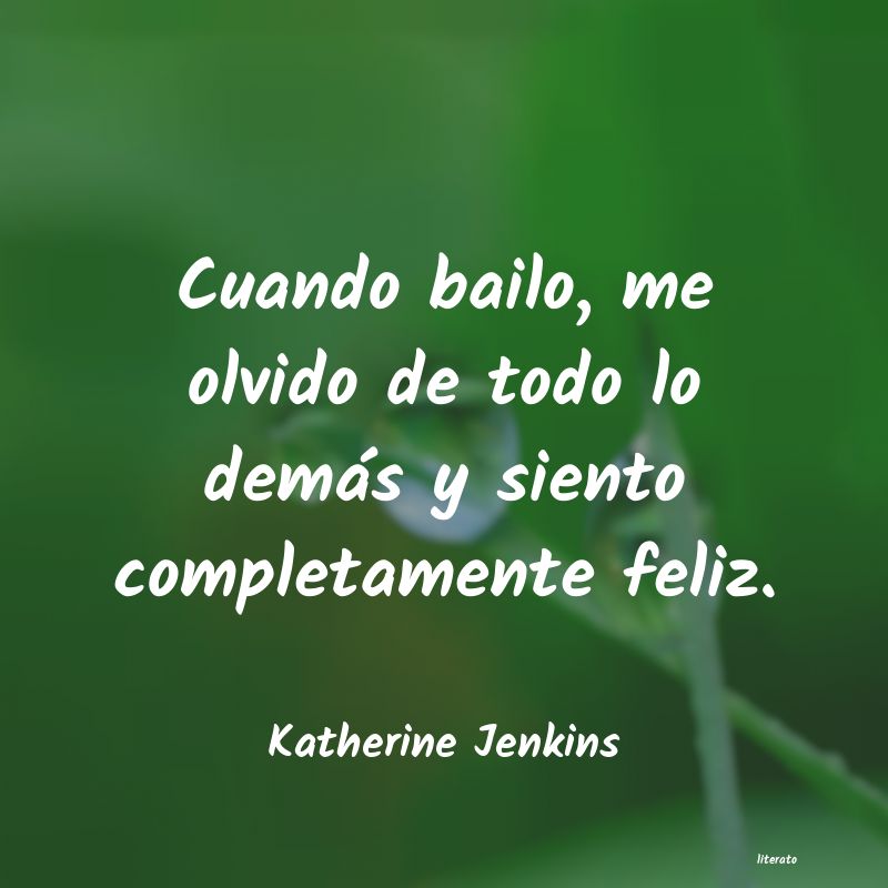frases de Katherine Jenkins