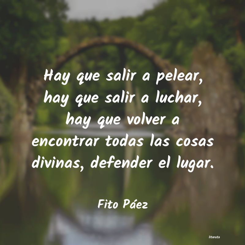frases de Fito Páez