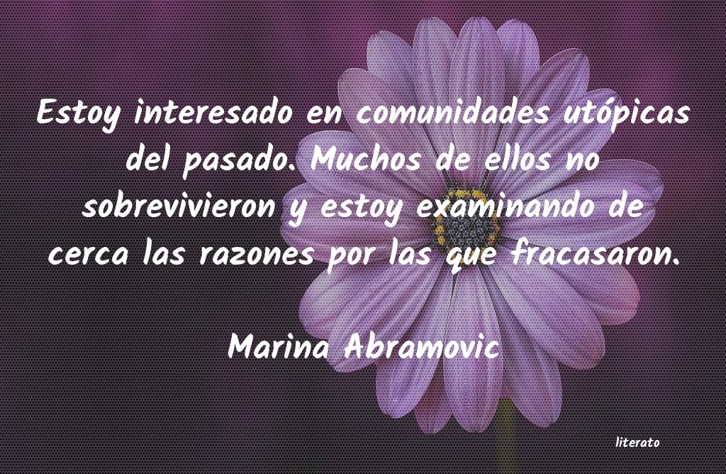 frases de Marina Abramovic