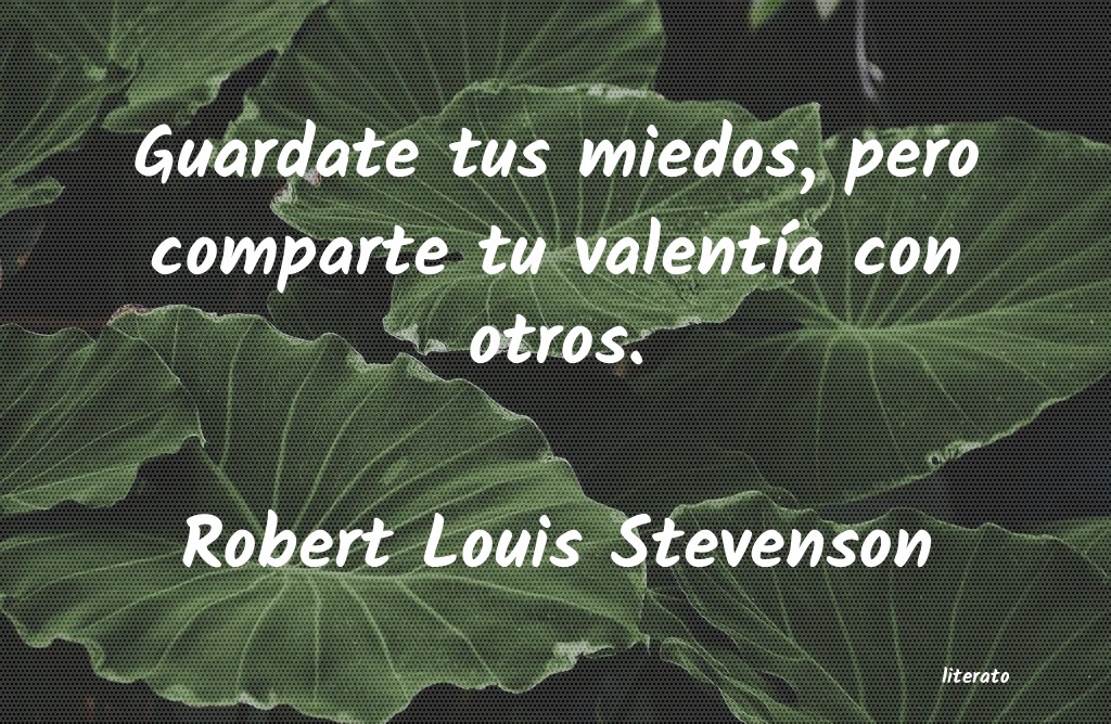 frases de Robert Louis Stevenson