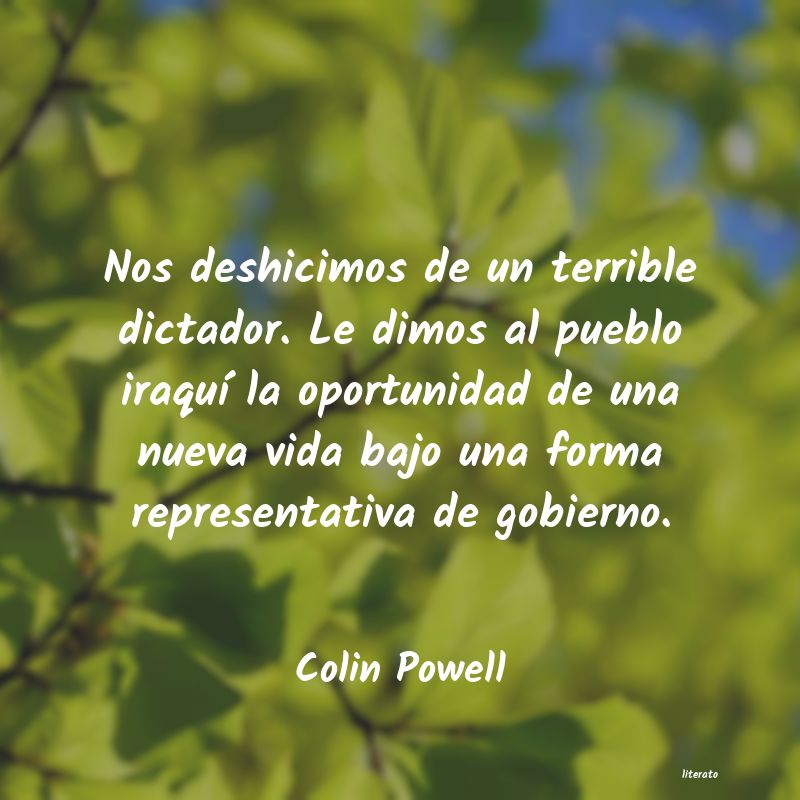 Frases de Colin Powell