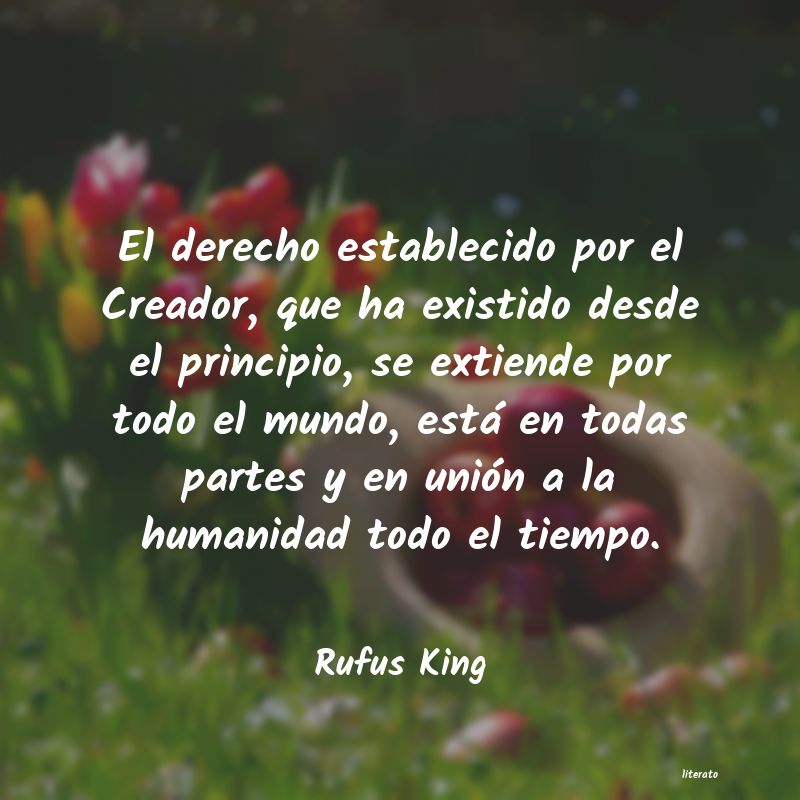 Frases de Rufus King