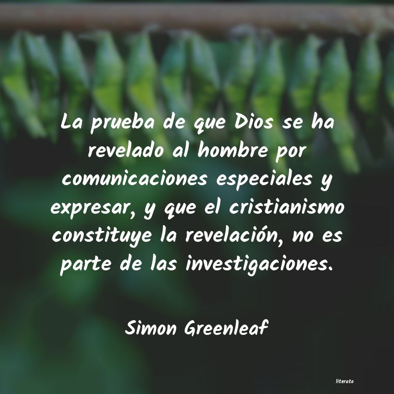 Frases de Simon Greenleaf