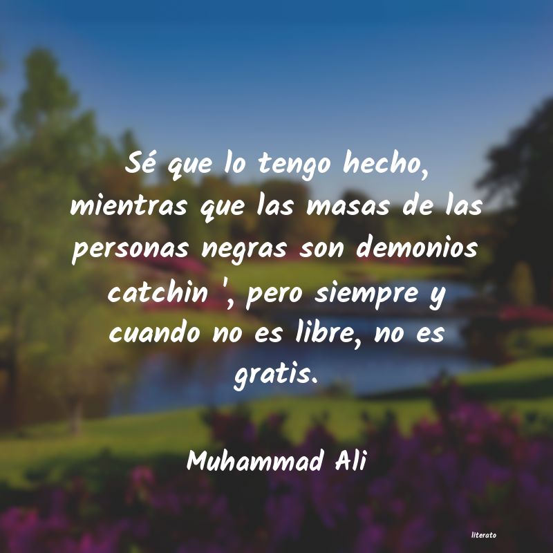 frases de Muhammad Ali