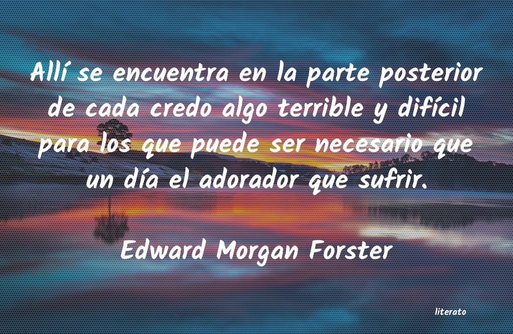 frases de Edward Morgan Forster