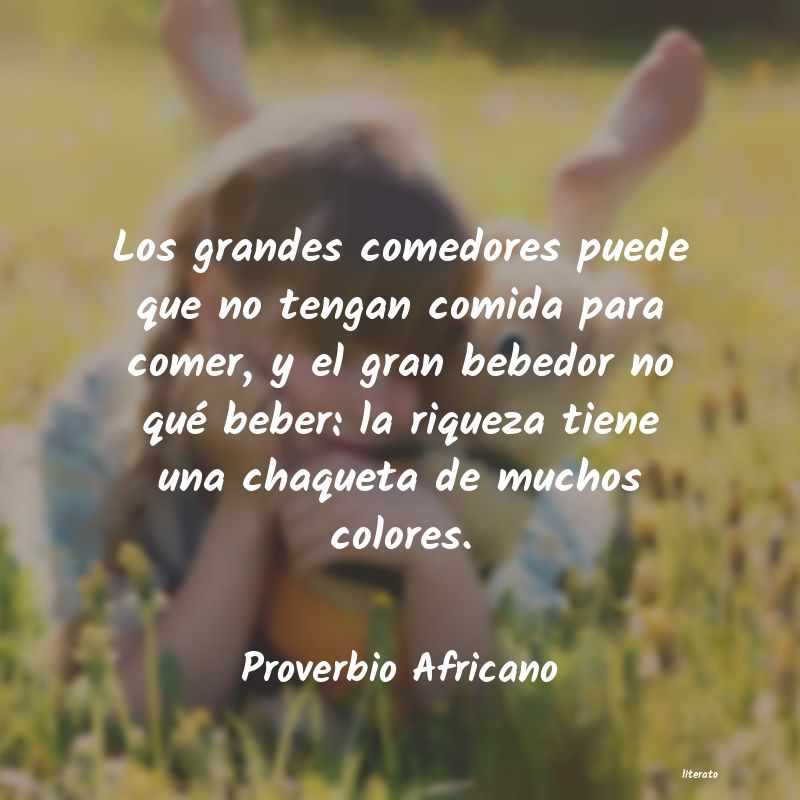 Frases de Proverbio Africano