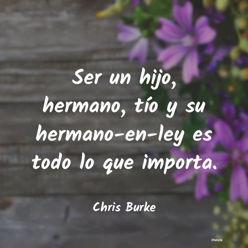 Frases de Chris Burke