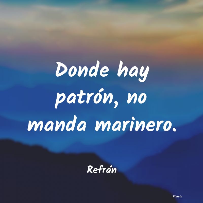 frases de Refrán